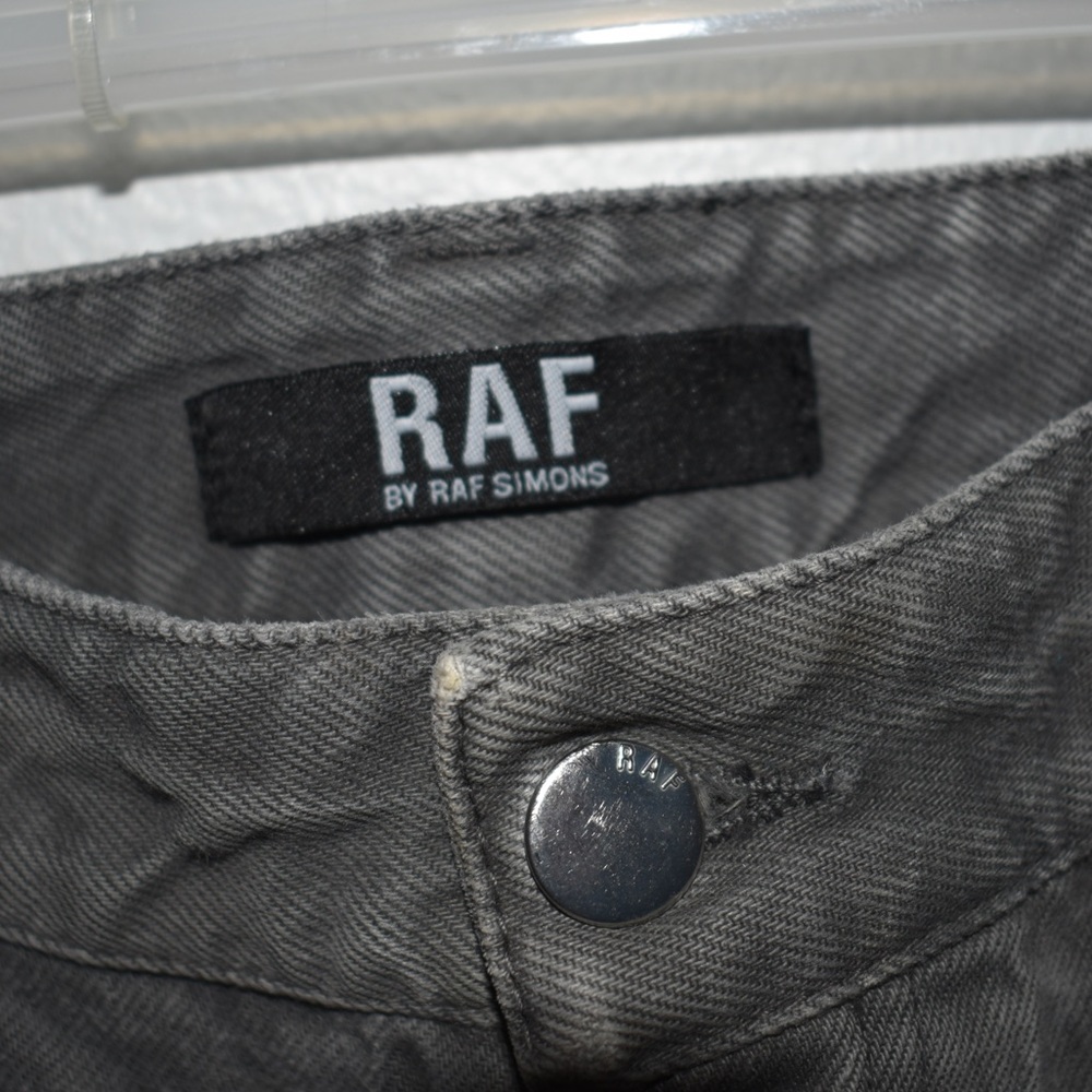 RAF Simons Grey CrotchDistress Denim
